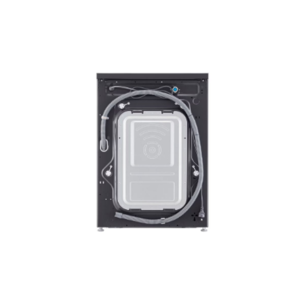 LG Washing machine , F4X1009NMB , Energy efficiency class A , Front loading , Washing capacity 9 kg , 1400 RPM , Depth 55 cm , Width 60 cm , Display , LED , Steam function , Direct drive , Wi-Fi , Graphite Black