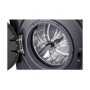 LG Washing machine , F4X1009NMB , Energy efficiency class A , Front loading , Washing capacity 9 kg , 1400 RPM , Depth 55 cm , Width 60 cm , Display , LED , Steam function , Direct drive , Wi-Fi , Graphite Black