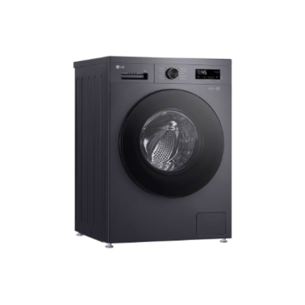 LG Washing machine , F4X1009NMB , Energy efficiency class A , Front loading , Washing capacity 9 kg , 1400 RPM , Depth 55 cm , Width 60 cm , Display , LED , Steam function , Direct drive , Wi-Fi , Graphite Black