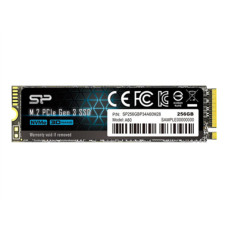 Silicon Power , SSD , P34A60 , 256 GB , Solid-state drive interface PCIe Gen3x4 , Read speed 2200 MB/s , Write speed 1600 MB/s