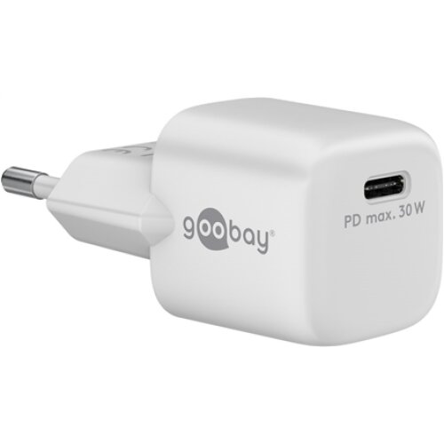 Goobay , USB-C PD GaN Fast Charger Nano (30 W) , 59716 , N/A