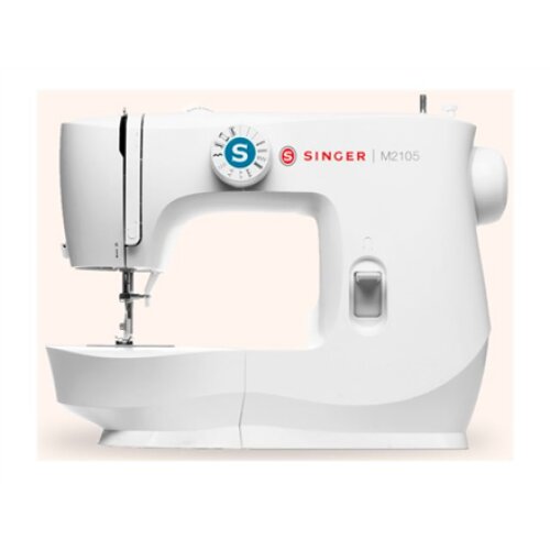 Singer , Sewing Machine , M2105 , Number of stitches 8 , Number of buttonholes 1 , White
