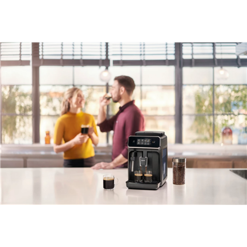 Philips Coffee Maker , EP2220/10 , Pump pressure 15 bar , Built-in milk frother , Automatic , 1500 W , Black