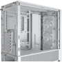 Corsair PC Case , Frame 4000D RS Modular , White , Mid-Tower , Power supply included No
