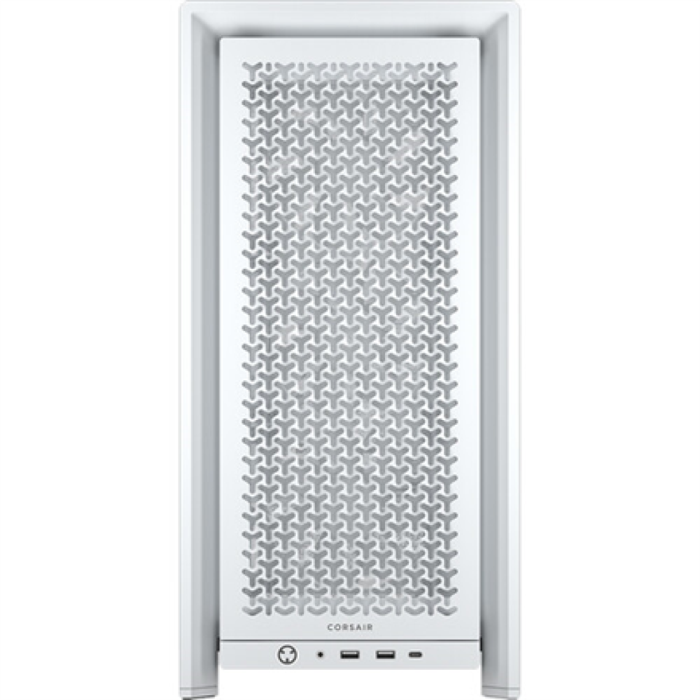 Corsair PC Case , Frame 4000D RS Modular , White , Mid-Tower , Power supply included No