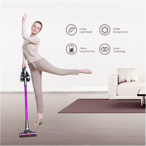 Jimmy , Vacuum cleaner , H8 Pro , Cordless operating , Handstick and Handheld , 500 W , 25.2 V , Operating time (max) 70 min , Purple , Warranty 24 month(s) , Battery warranty 12 month(s)
