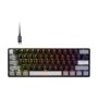 CORSAIR CLIPPER PRO MINI 60 Hall Effect Gaming Keyboard, Backlit RGB LED, CORSAIR MGX Core, Black PBT DS Keycaps , Corsair