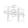 Neomounts Pillar Mount , WL30S-910BL16 , Level adjustment , 40-75 , Maximum weight (capacity) 50 kg , Black