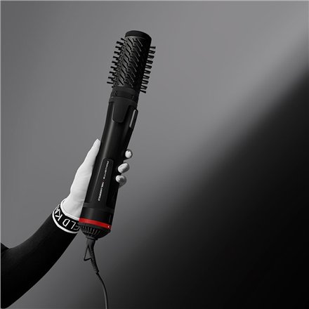 Rowenta Activ Keratin and Shine Hair Brush , x Karl Lagerfeld CF952LF0 , Ion conditioning , Number of heating levels 2 , 1000 W , Black