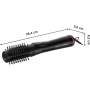 Rowenta Activ Keratin and Shine Hair Brush , x Karl Lagerfeld CF952LF0 , Ion conditioning , Number of heating levels 2 , 1000 W , Black