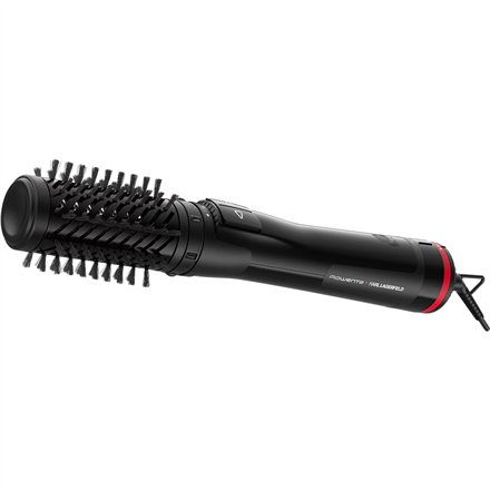 Rowenta Activ Keratin and Shine Hair Brush , x Karl Lagerfeld CF952LF0 , Ion conditioning , Number of heating levels 2 , 1000 W , Black