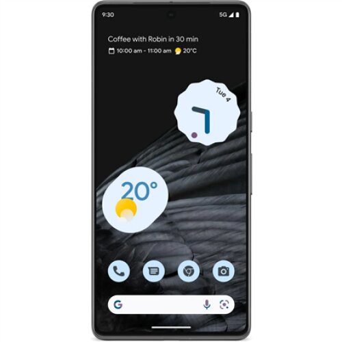 google , Pixel 7 Pro , Obsidian , 6.7 , LTPO AMOLED , Google Tensor G2 , Internal RAM 12 GB , 128 GB , Dual SIM , Nano-SIM , 4G , 5G , Main camera 50+48+12 MP , Secondary camera 10.8 MP , Android , 13 , 5000 mAh
