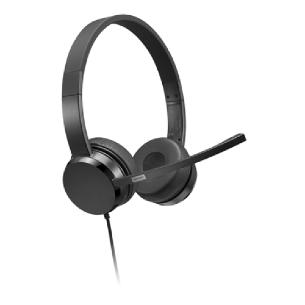 Lenovo , USB-A Stereo Headset with Control Box , Wired , On-Ear