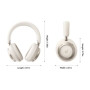 Anker Soundcore , Foldable Headphones , Space One Pro , Bluetooth , Over-ear , Microphone , Cream White