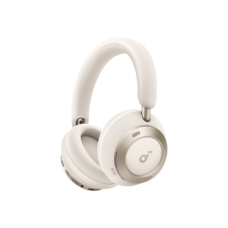 Anker Soundcore , Foldable Headphones , Space One Pro , Bluetooth , Over-ear , Microphone , Wireless , Cream White