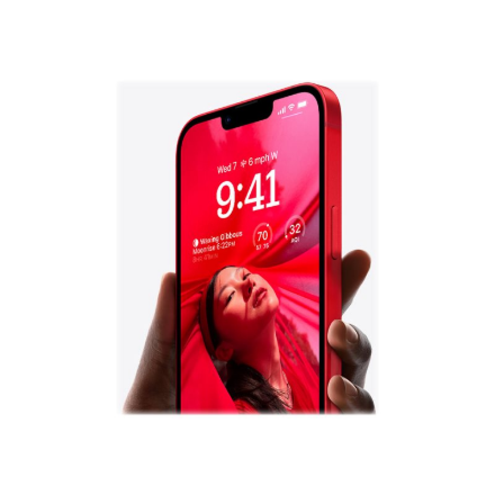 iPhone 14 Plus , Apple , (PRODUCT)RED , 6.7 , Super Retina XDR display , Apple , A15 Bionic (5 nm) , Internal RAM 6 GB , 128 GB , Dual SIM , Nano-SIM , 3G , 4G , 5G , Main camera 12+12 MP , Secondary camera 12 MP , iOS , 16 , 4323 mAh