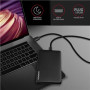 AXAGON Screwless USB 3.2 Gen 1 - SATA 6G external box for 2.5 SSD/HDD , EE25-SLC