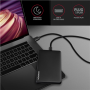 AXAGON Screwless USB 3.2 Gen 1 - SATA 6G external box for 2.5 SSD/HDD , EE25-SLC