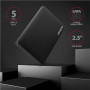 AXAGON Screwless USB 3.2 Gen 1 - SATA 6G external box for 2.5 SSD/HDD , EE25-SLC