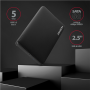 AXAGON Screwless USB 3.2 Gen 1 - SATA 6G external box for 2.5 SSD/HDD , EE25-SLC