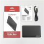 AXAGON Screwless USB 3.2 Gen 1 - SATA 6G external box for 2.5 SSD/HDD , EE25-SLC