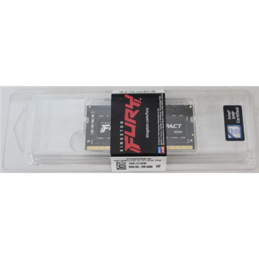 SALE OUT. Kingston , Fury Impact , 16 GB , DDR4 , 3200 MHz , Notebook , Registered No , ECC No , UNPACKED