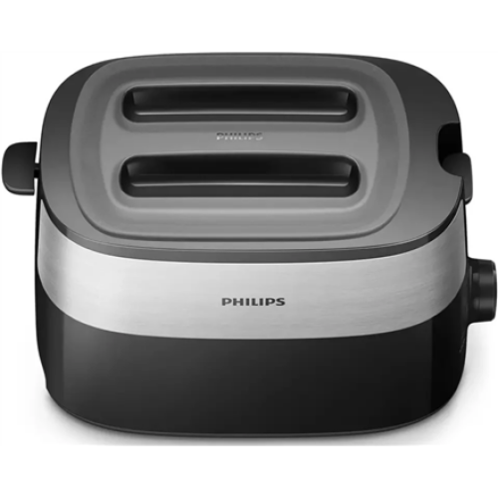 Philips , Toaster , HD2517/90 Daily Collection , Power 830 W , Number of slots 2 , Housing material Plastic , Black/Stainless Steel