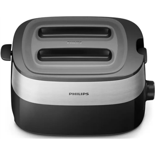 Philips , Toaster , HD2517/90 Daily Collection , Power 830 W , Number of slots 2 , Housing material Plastic , Black/Stainless Steel