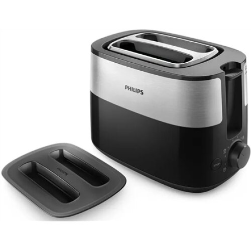 Philips , Toaster , HD2517/90 Daily Collection , Power 830 W , Number of slots 2 , Housing material Plastic , Black/Stainless Steel
