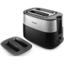 Philips , Toaster , HD2517/90 Daily Collection , Power 830 W , Number of slots 2 , Housing material Plastic , Black/Stainless Steel