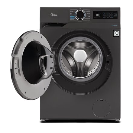 Midea , Washing Machine , MF110W60/T-HR , Energy efficiency class D , Front loading , Washing capacity 6 kg , 1000 RPM , Depth 40 cm , Width 59.5 cm , Display , LED , Silver
