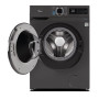 Midea , Washing Machine , MF110W60/T-HR , Energy efficiency class D , Front loading , Washing capacity 6 kg , 1000 RPM , Depth 40 cm , Width 59.5 cm , Display , LED , Silver