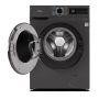 Midea , Washing Machine , MF110W60/T-HR , Energy efficiency class D , Front loading , Washing capacity 6 kg , 1000 RPM , Depth 40 cm , Width 59.5 cm , Display , LED , Silver