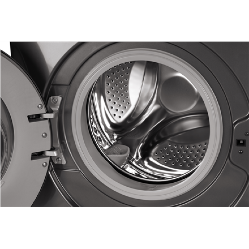 Midea , Washing Machine , MF110W60/T-HR , Energy efficiency class D , Front loading , Washing capacity 6 kg , 1000 RPM , Depth 40 cm , Width 59.5 cm , Display , LED , Silver