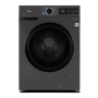 Midea , Washing Machine , MF110W60/T-HR , Energy efficiency class D , Front loading , Washing capacity 6 kg , 1000 RPM , Depth 40 cm , Width 59.5 cm , Display , LED , Silver