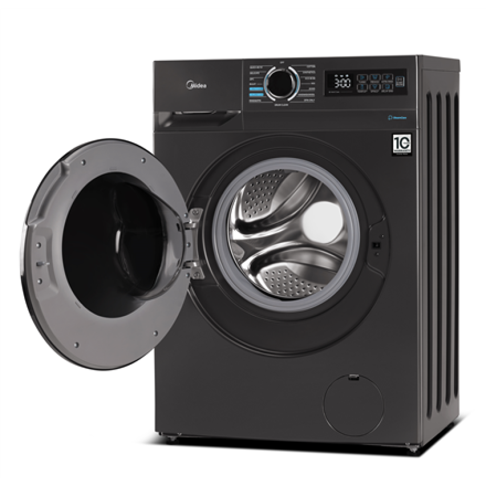Midea , Washing Machine , MF110W60/T-HR , Energy efficiency class D , Front loading , Washing capacity 6 kg , 1000 RPM , Depth 40 cm , Width 59.5 cm , Display , LED , Silver