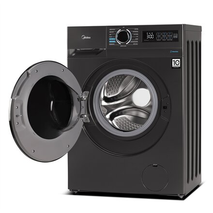 Midea , Washing Machine , MF110W60/T-HR , Energy efficiency class D , Front loading , Washing capacity 6 kg , 1000 RPM , Depth 40 cm , Width 59.5 cm , Display , LED , Silver