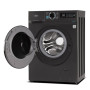 Midea , Washing Machine , MF110W60/T-HR , Energy efficiency class D , Front loading , Washing capacity 6 kg , 1000 RPM , Depth 40 cm , Width 59.5 cm , Display , LED , Silver