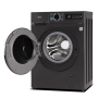 Midea , Washing Machine , MF110W60/T-HR , Energy efficiency class D , Front loading , Washing capacity 6 kg , 1000 RPM , Depth 40 cm , Width 59.5 cm , Display , LED , Silver
