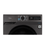 Midea , Washing Machine , MF110W60/T-HR , Energy efficiency class D , Front loading , Washing capacity 6 kg , 1000 RPM , Depth 40 cm , Width 59.5 cm , Display , LED , Silver