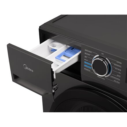 Midea , Washing Machine , MF110W60/T-HR , Energy efficiency class D , Front loading , Washing capacity 6 kg , 1000 RPM , Depth 40 cm , Width 59.5 cm , Display , LED , Silver
