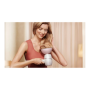 Philips Hair Dryer with SenseIQ , BHD628/00 Prestige , 1800 W , Number of temperature settings 3 , Ionic function , Diffuser nozzle , White/Rose