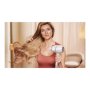 Philips Hair Dryer with SenseIQ , BHD628/00 Prestige , 1800 W , Number of temperature settings 3 , Ionic function , Diffuser nozzle , White/Rose