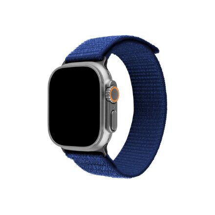 Fixed , Sporty Strap for Apple Watch Ultra 49mm , 160-210 mm , Nylon , Dark Blue
