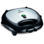 TEFAL , Sandwitch Maker , SW614831 , 700 W , Number of plates 3 , Black/Stainless Steel