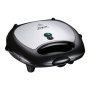 TEFAL , Sandwitch Maker , SW614831 , 700 W , Number of plates 3 , Black/Stainless Steel