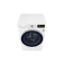 LG Washing Machine With Dryer F4DV509S0E Energy efficiency class B, Front loading, Washing capacity 9 kg, 1400 RPM, Depth 56.5 cm, Width 60 cm, Display, LED, Drying system, Drying capacity 6 kg, Steam function, Direct drive, Wi-Fi, White