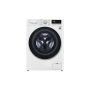LG Washing Machine With Dryer F4DV509S0E Energy efficiency class B, Front loading, Washing capacity 9 kg, 1400 RPM, Depth 56.5 cm, Width 60 cm, Display, LED, Drying system, Drying capacity 6 kg, Steam function, Direct drive, Wi-Fi, White