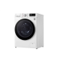 LG Washing Machine With Dryer F4DV509S0E Energy efficiency class B, Front loading, Washing capacity 9 kg, 1400 RPM, Depth 56.5 cm, Width 60 cm, Display, LED, Drying system, Drying capacity 6 kg, Steam function, Direct drive, Wi-Fi, White