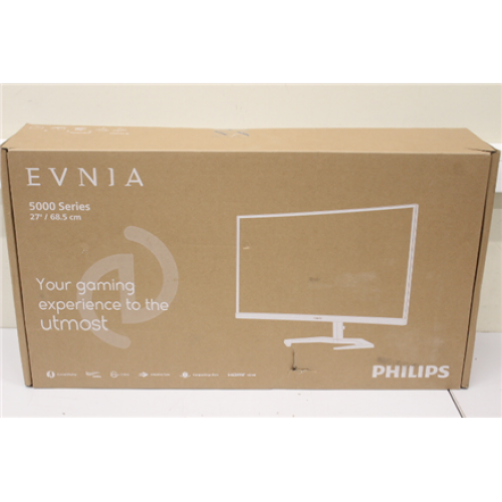 Philips , 27M1C5200W/00 , 27 , VA , FHD , 16:9 , 0,5 ms , 300 cd/m² , DAMAGED PACKAGING , HDMI ports quantity 2 , 240 Hz